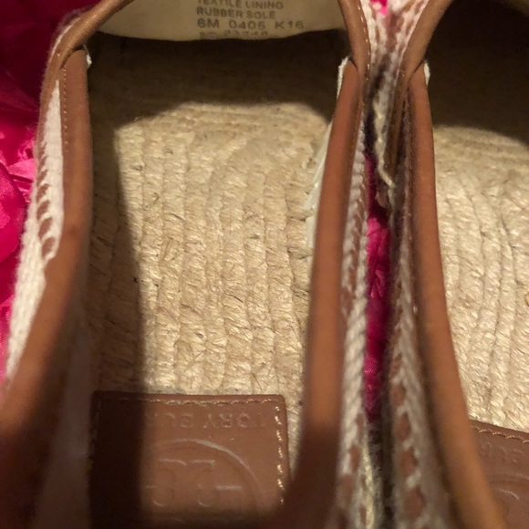 TORY BURCH Shaw Espadrille Light Natural Royal Tan - Picture 6 of 8